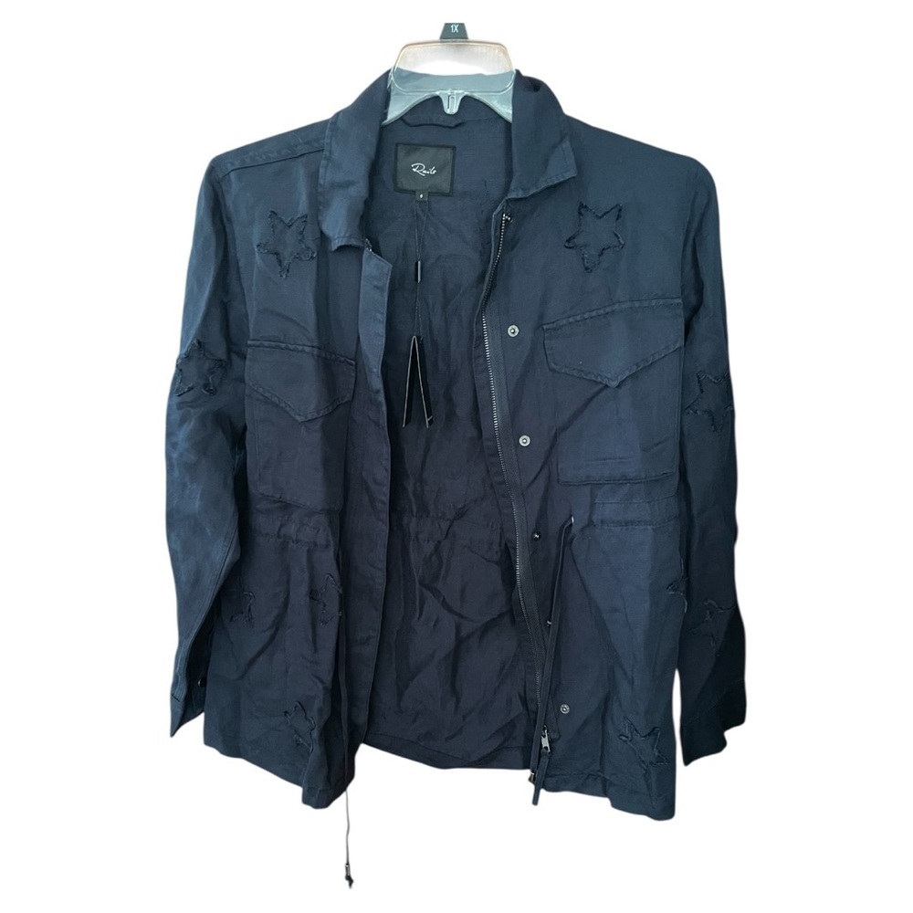 NWT Rails Lancaster utility barn jacket indigo stars preppy gorpcore heritage S